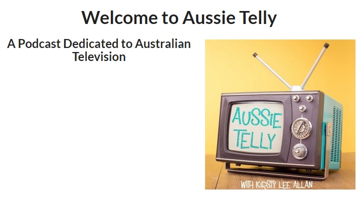 Aussie Telly PodcastのHPから（スクリーンショット）